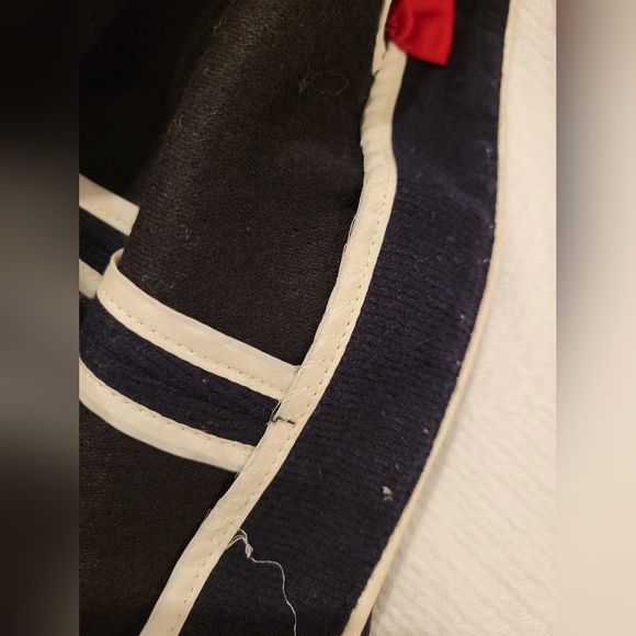 Banana Republic Vintage Italian Fabric True Navy Preppy Blazer Jacket Button Six - Picture 8 of 12